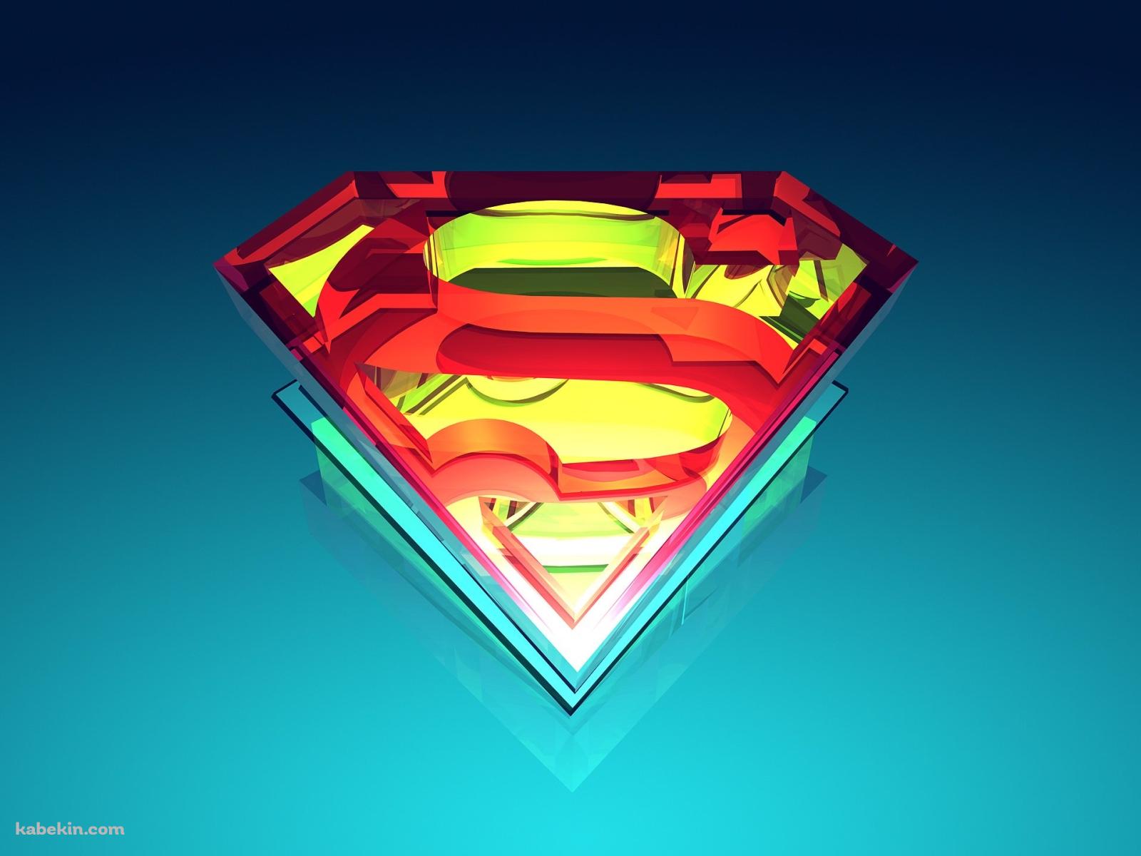 スーパーマン 3Dロゴの壁紙(1600px x 1200px) 高画質 PC・デスクトップ用