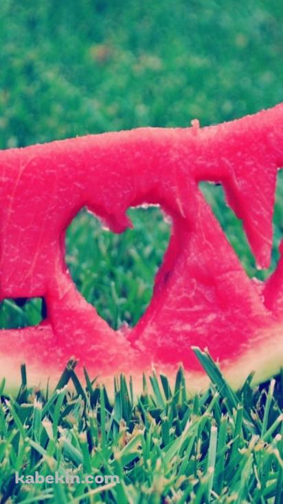 スイカ LOVEの壁紙(412px x 732px) 高画質 PC・デスクトップ用