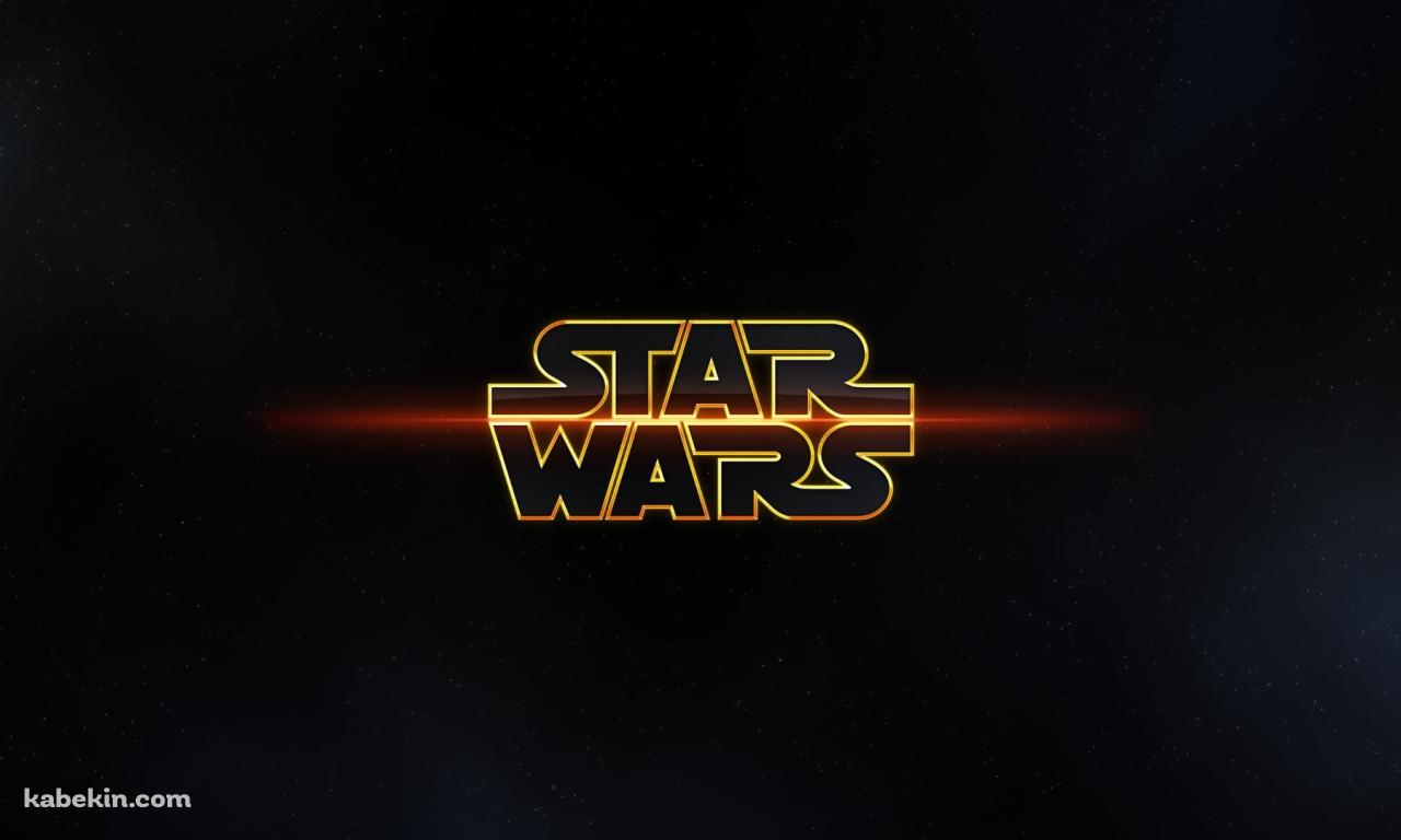 STAR WARSのロゴ 宇宙の壁紙(1280px x 768px) 高画質 PC・デスクトップ用