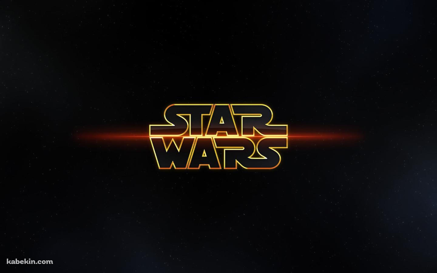 STAR WARSのロゴ 宇宙の壁紙(1440px x 900px) 高画質 PC・デスクトップ用
