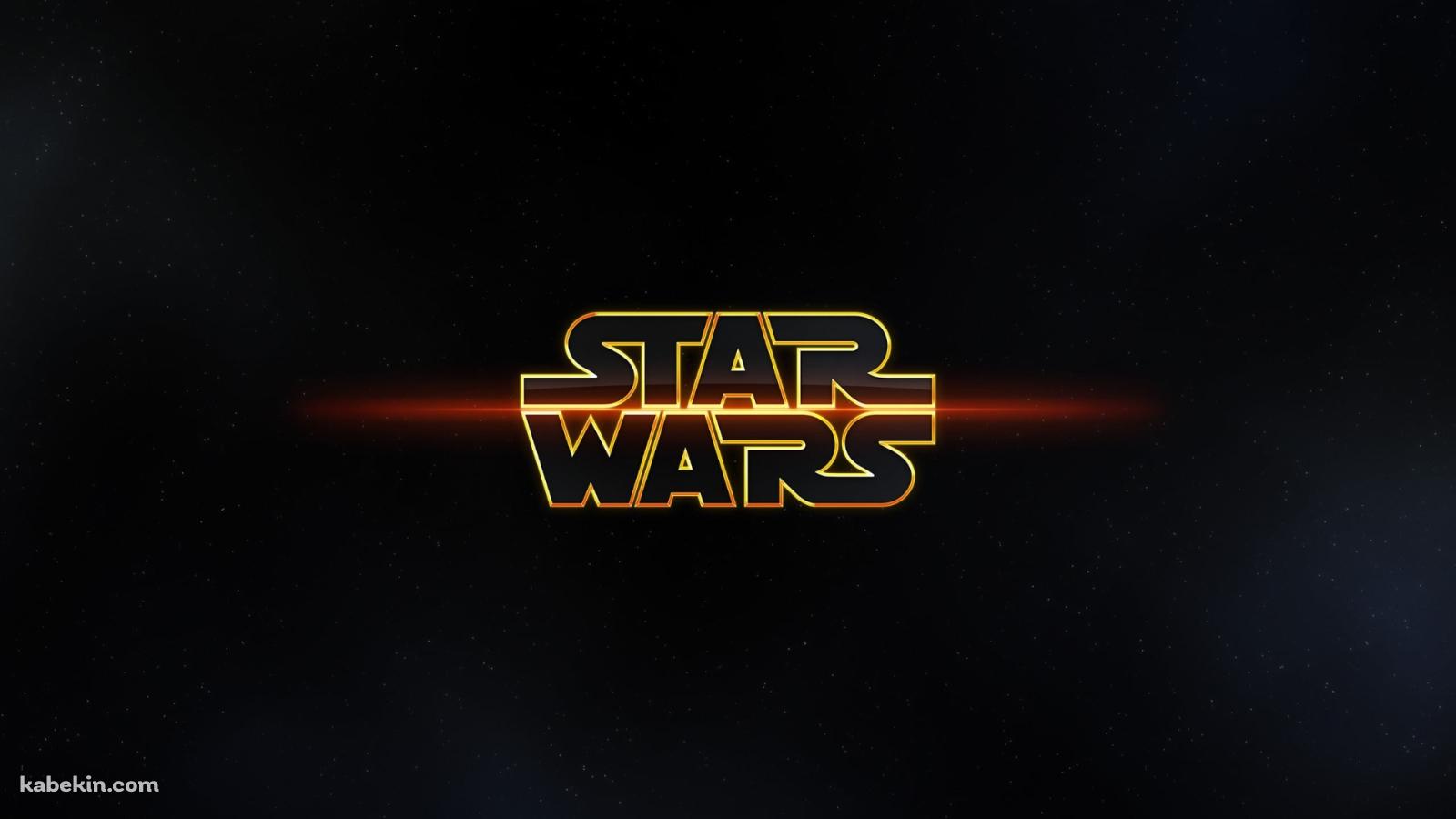 STAR WARSのロゴ 宇宙の壁紙(1600px x 900px) 高画質 PC・デスクトップ用
