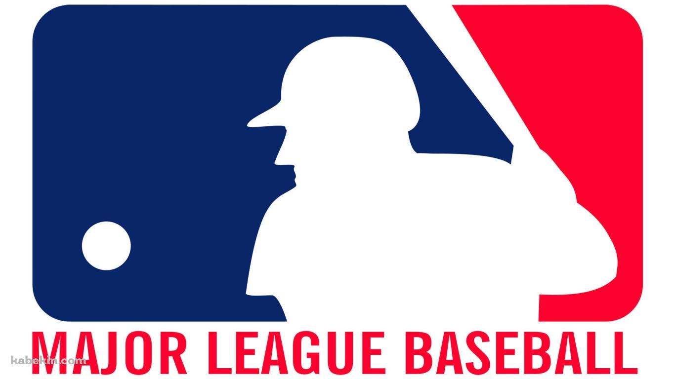 メジャーリーグ MLB ロゴの壁紙(1366px x 768px) 高画質 PC・デスクトップ用