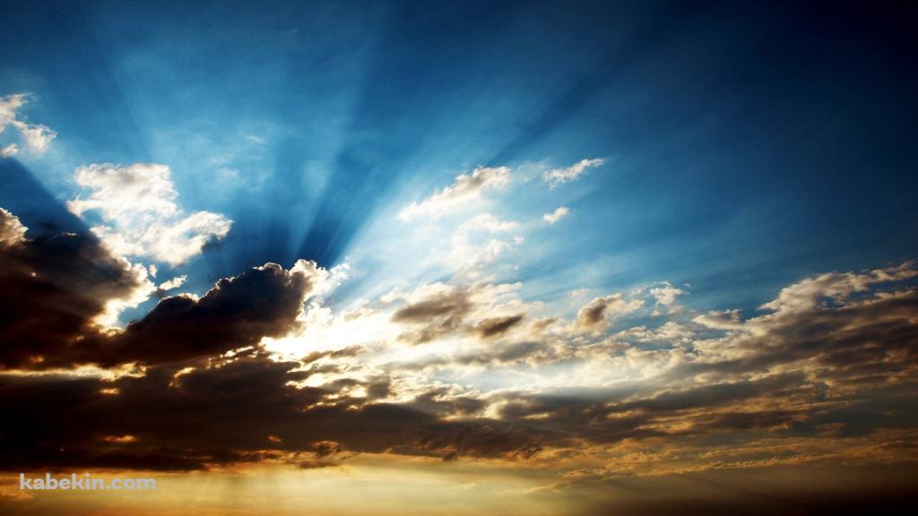 グラデーションの空の壁紙(1024px x 576px) 高画質 PC・デスクトップ用