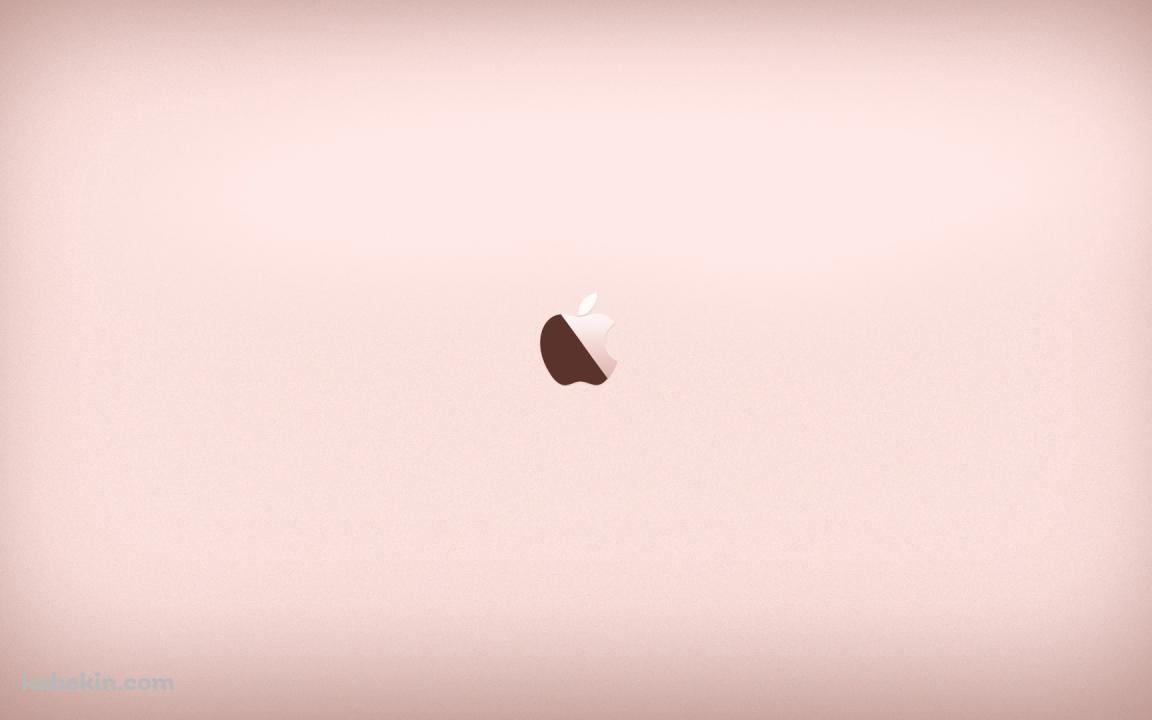 ピンク かわいいアップルのロゴの壁紙(1152px x 720px) 高画質 PC・デスクトップ用