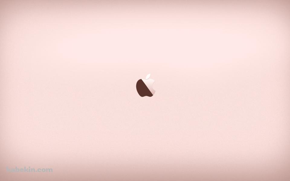 ピンク かわいいアップルのロゴの壁紙(960px x 600px) 高画質 PC・デスクトップ用