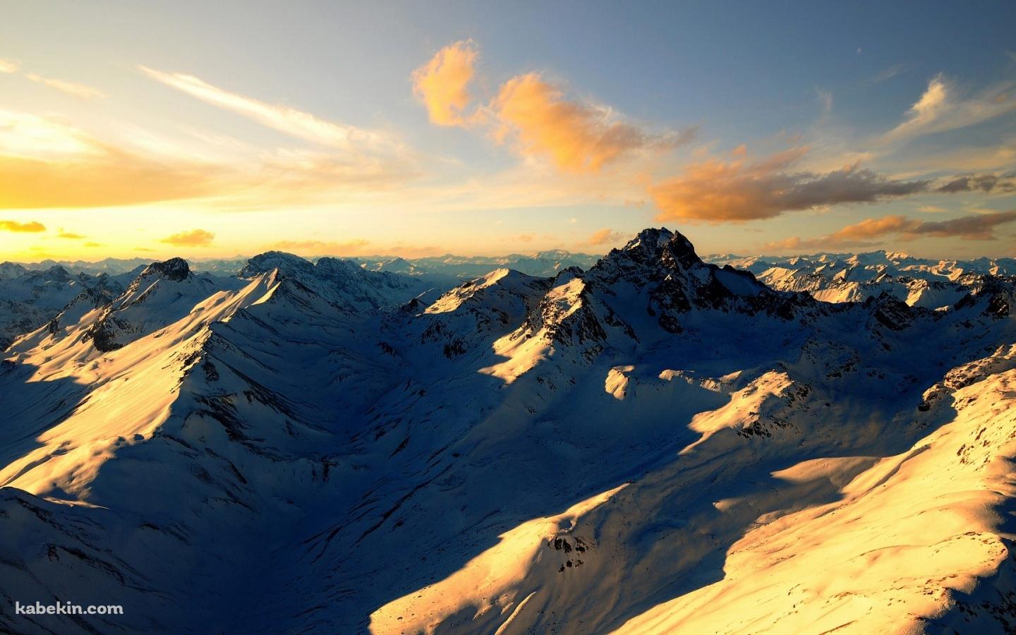 スイスのアルプスの山の壁紙(1440px x 900px) 高画質 PC・デスクトップ用