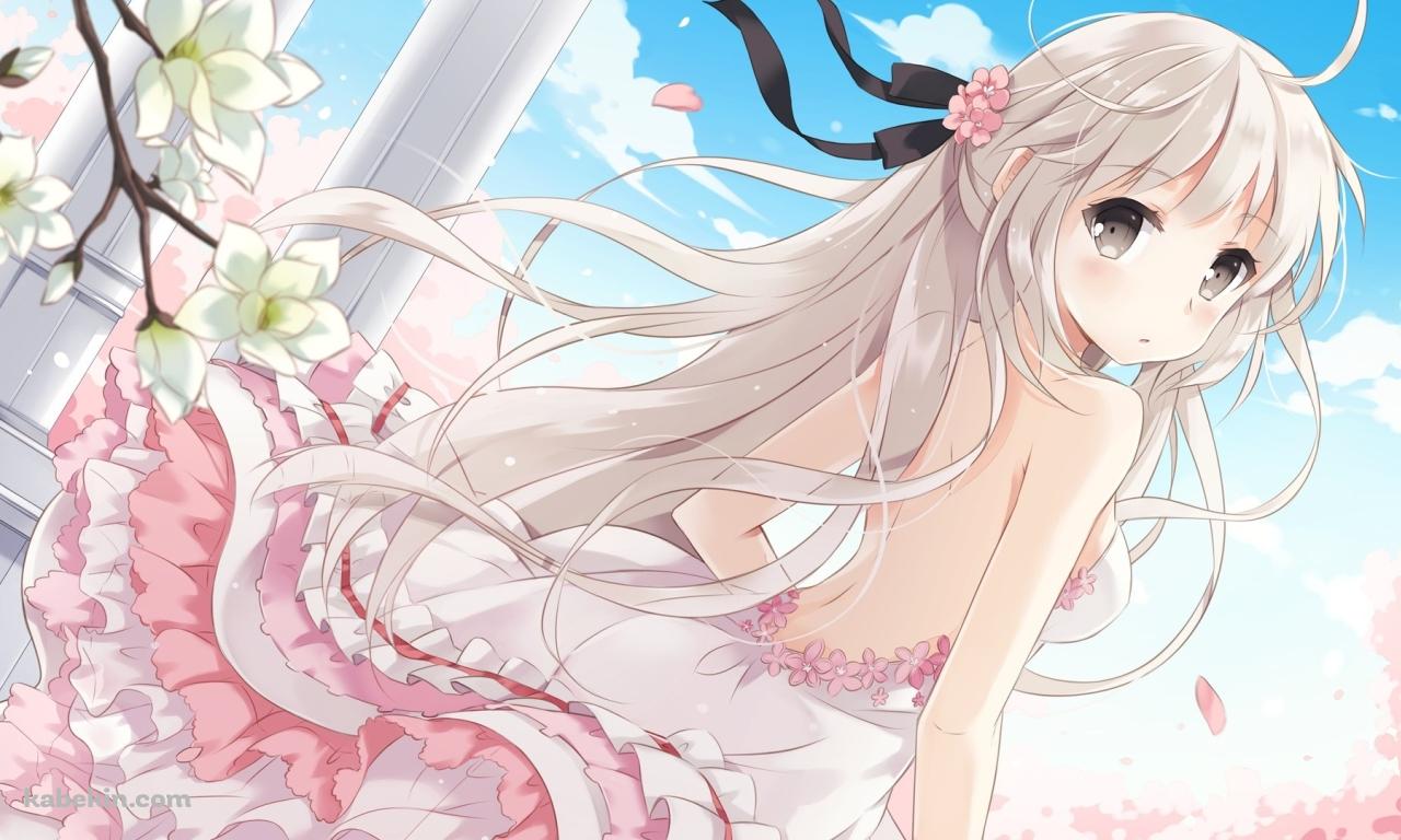 ピンクのドレスを着た少女の壁紙(1280px x 768px) 高画質 PC・デスクトップ用