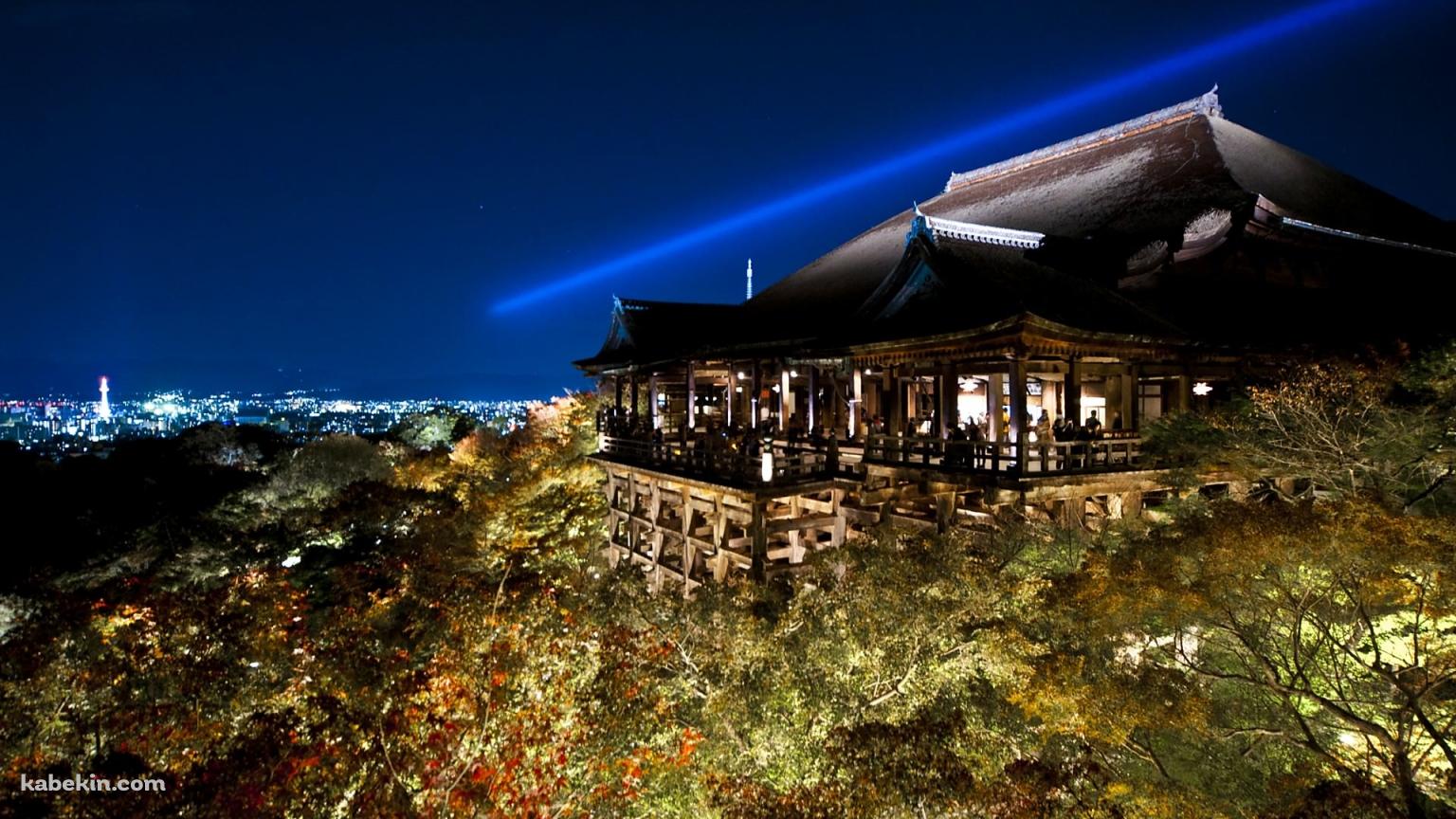 清水寺の壁紙(1536px x 864px) 高画質 PC・デスクトップ用