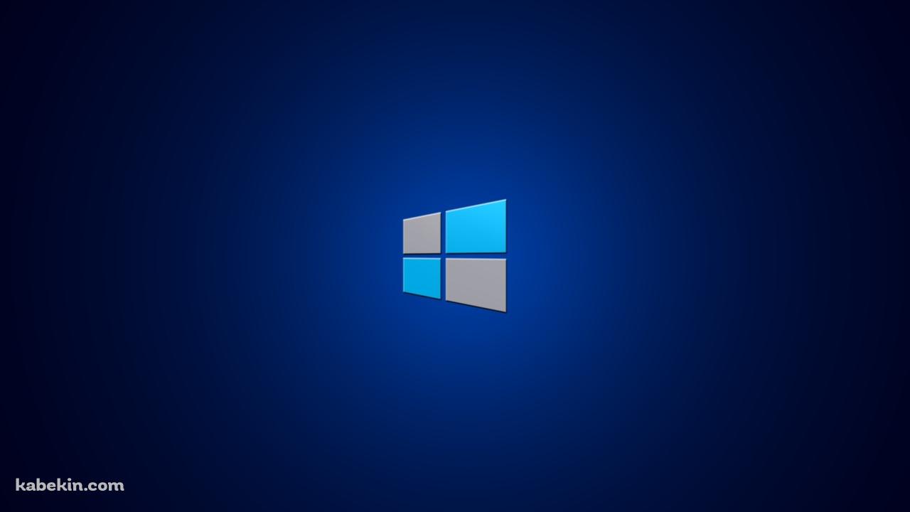 青 windows ウィンドウズ ロゴの壁紙(1280px x 720px) 高画質 PC・デスクトップ用