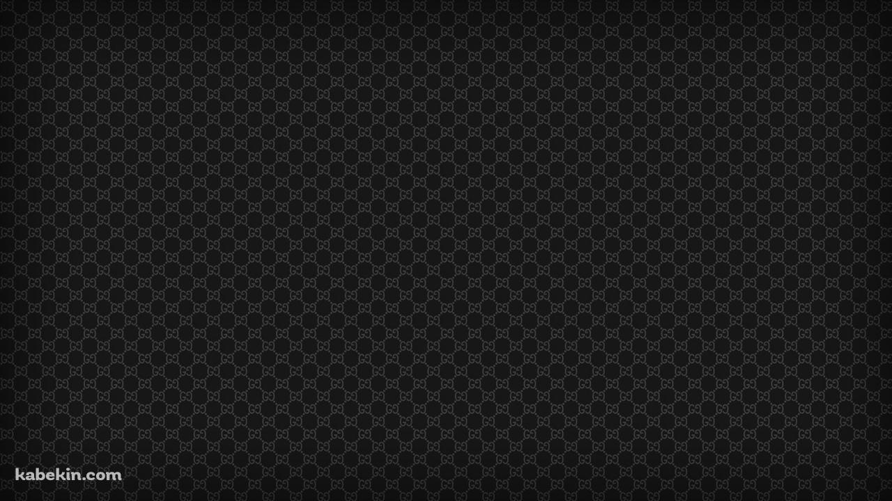 グッチのロゴ 黒 ミニマルの壁紙(1280px x 720px) 高画質 PC・デスクトップ用