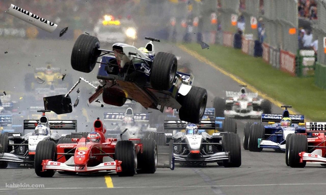 F1 クラッシュの壁紙(1280px x 768px) 高画質 PC・デスクトップ用