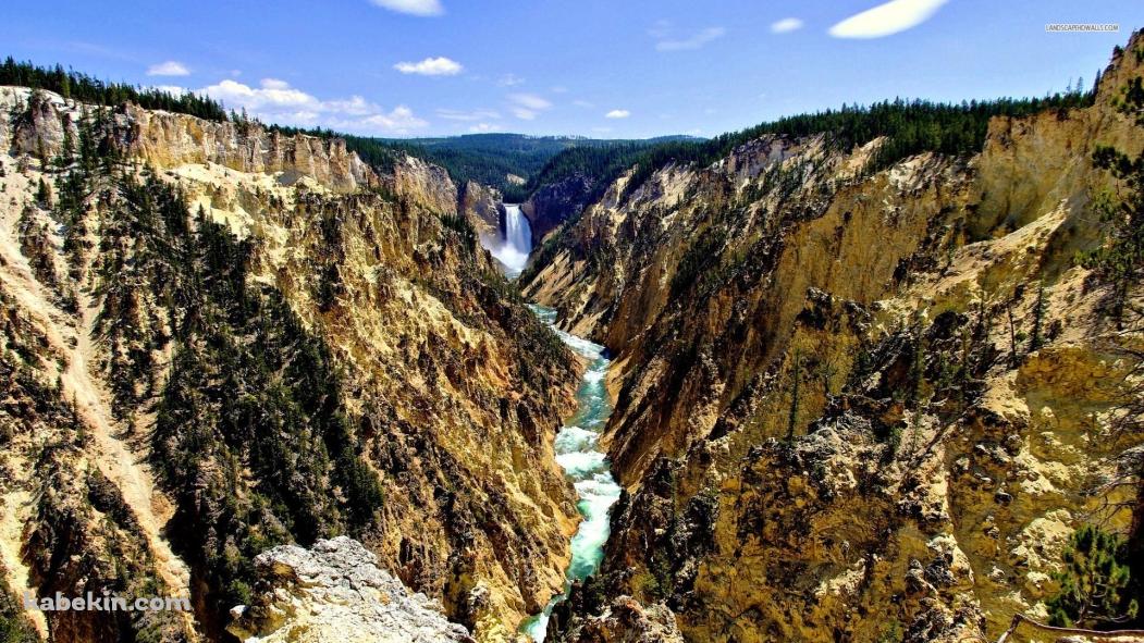 Brink of the Lower Fallsの壁紙(1051px x 591px) 高画質 PC・デスクトップ用