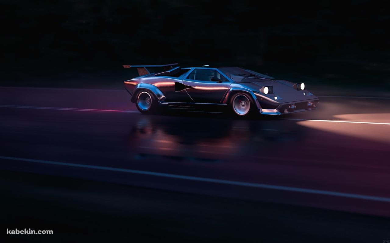 メタリックなスーパーカーの壁紙(1280px x 800px) 高画質 PC・デスクトップ用