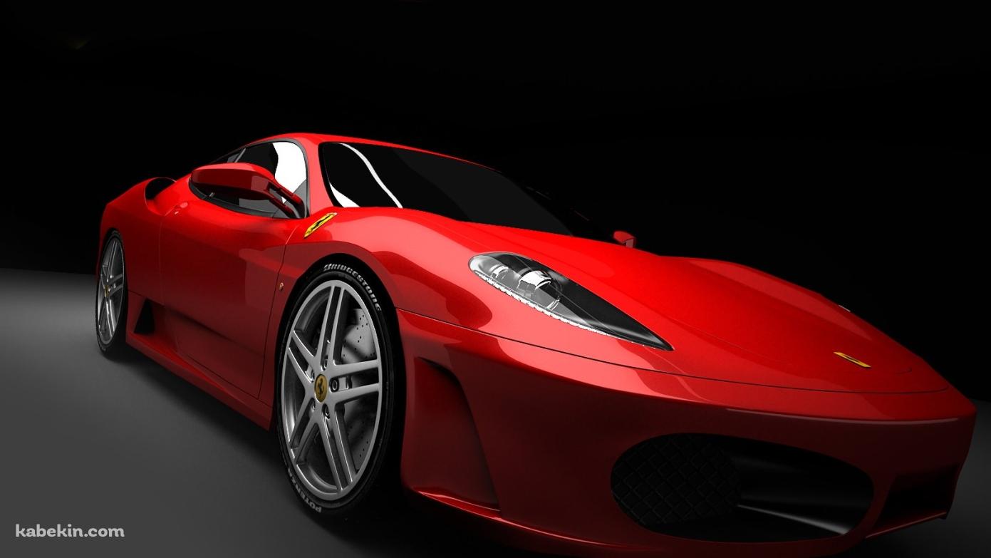 赤のフェラーリ 430の壁紙(1391px x 783px) 高画質 PC・デスクトップ用