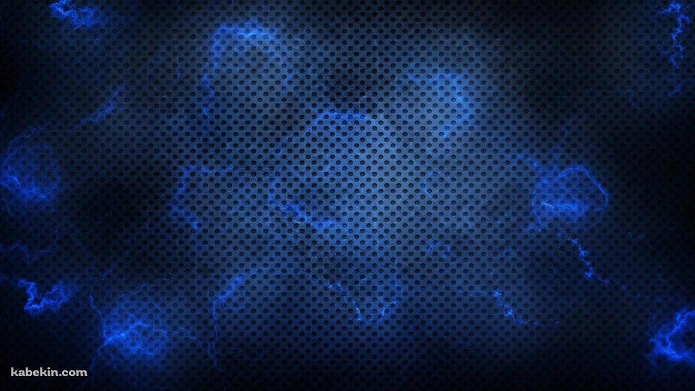 青いメタルのテクスチャーの壁紙(1391px x 783px) 高画質 PC・デスクトップ用