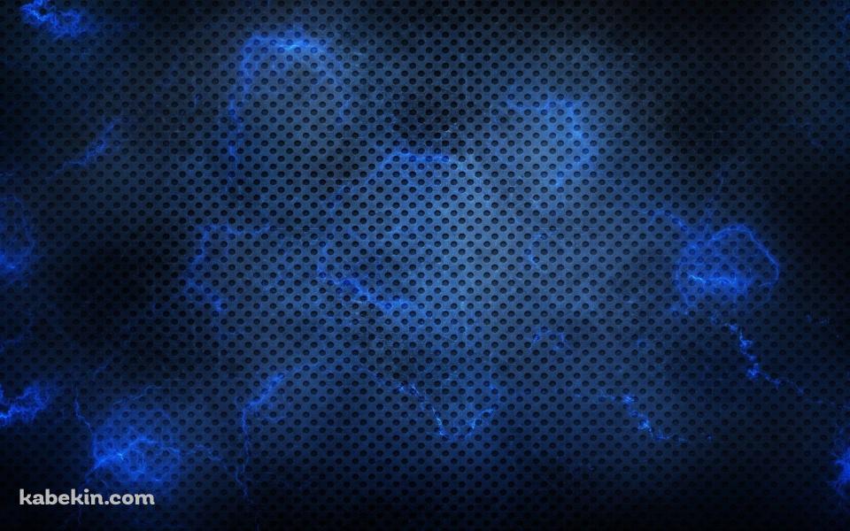 青いメタルのテクスチャーの壁紙(960px x 600px) 高画質 PC・デスクトップ用