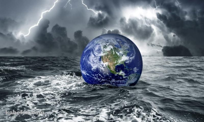 流れる地球の壁紙(800px x 480px) 高画質 PC・デスクトップ用