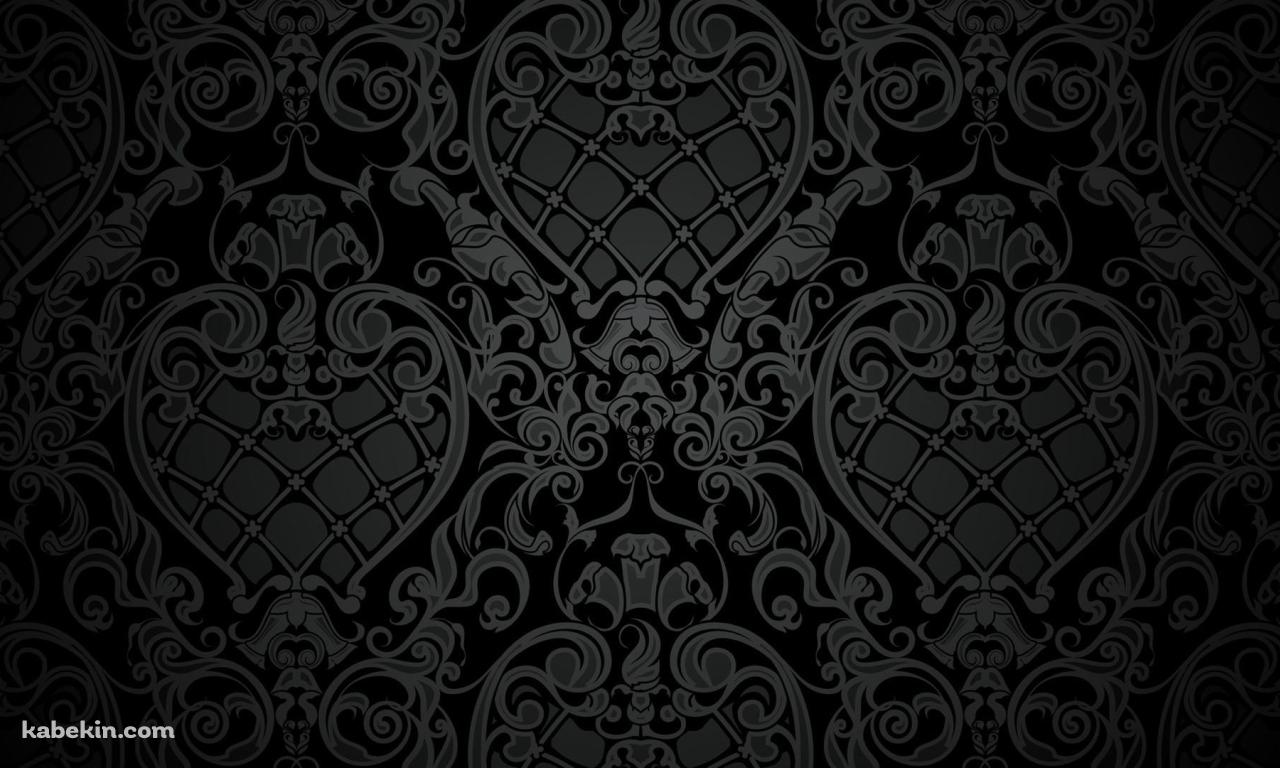 黒のデザインパターンの壁紙(1280px x 768px) 高画質 PC・デスクトップ用