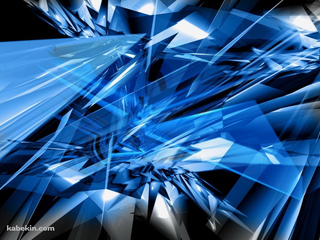 青いガラスの壁紙(1024px x 768px) 高画質 PC・デスクトップ用