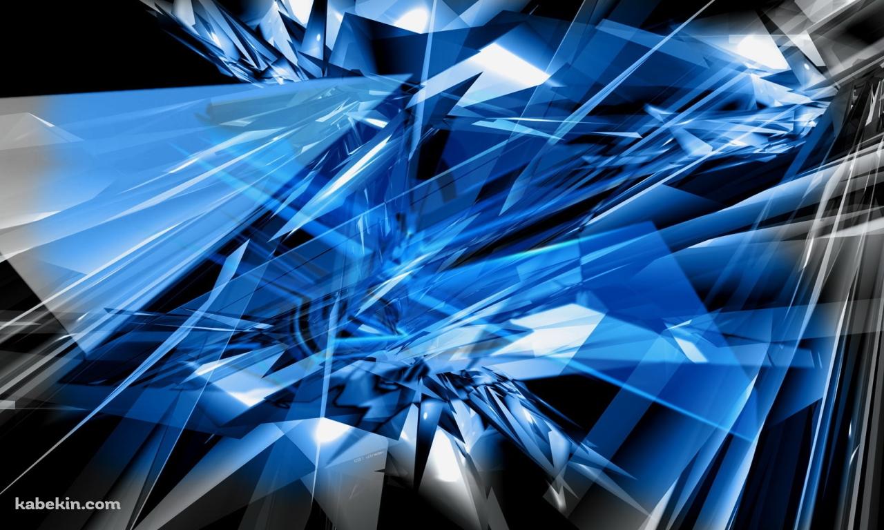 青いガラスの壁紙(1280px x 768px) 高画質 PC・デスクトップ用