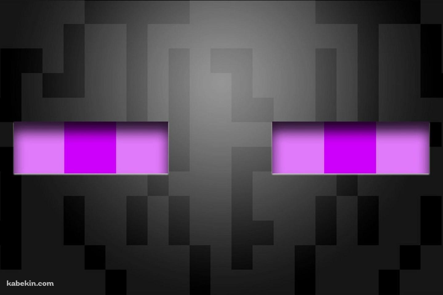 マインクラフト エンダーマン 顔 マイクラの壁紙(1440px x 960px) 高画質 PC・デスクトップ用
