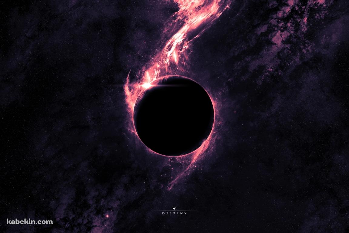 DESTINY 紫の宇宙の壁紙(1152px x 768px) 高画質 PC・デスクトップ用