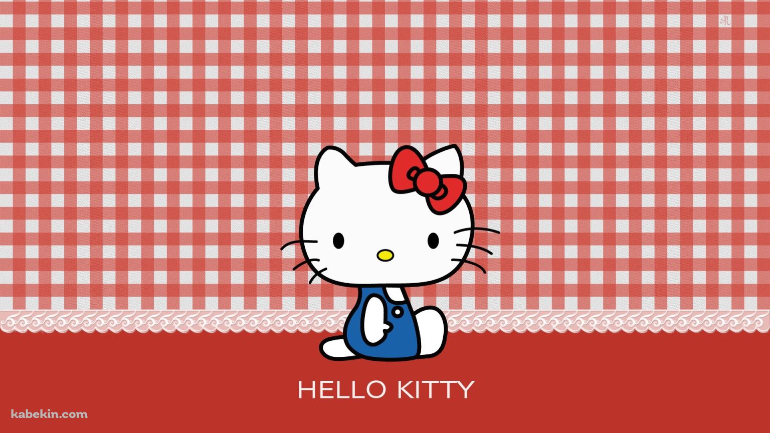 ハローキティ 赤の壁紙(1536px x 864px) 高画質 PC・デスクトップ用