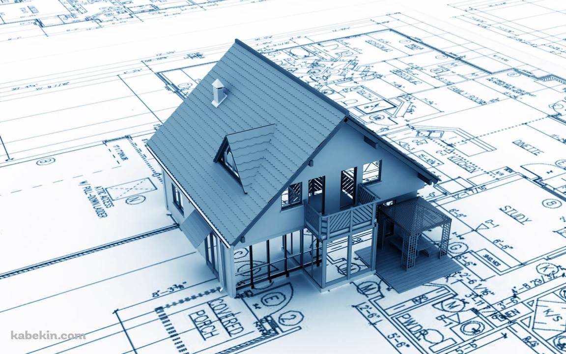 家の設計 建築の壁紙(1152px x 720px) 高画質 PC・デスクトップ用
