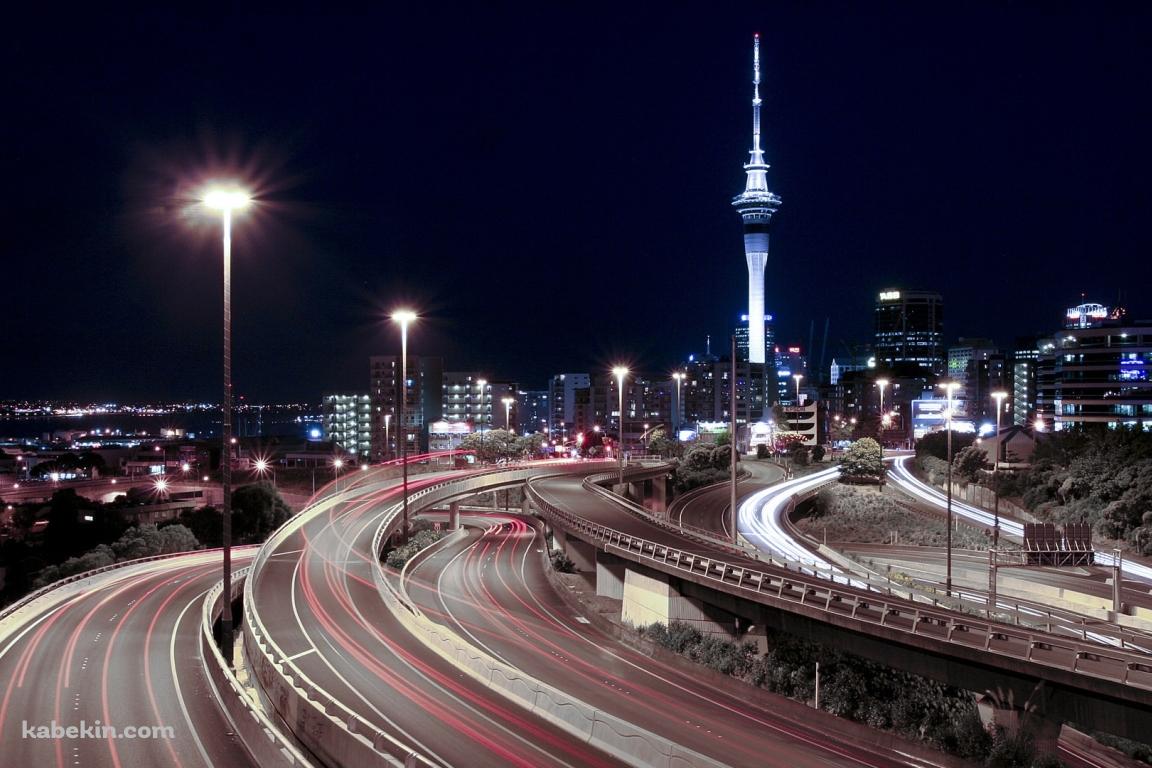 ニュージーランドの入り組んだ道路の壁紙(1152px x 768px) 高画質 PC・デスクトップ用