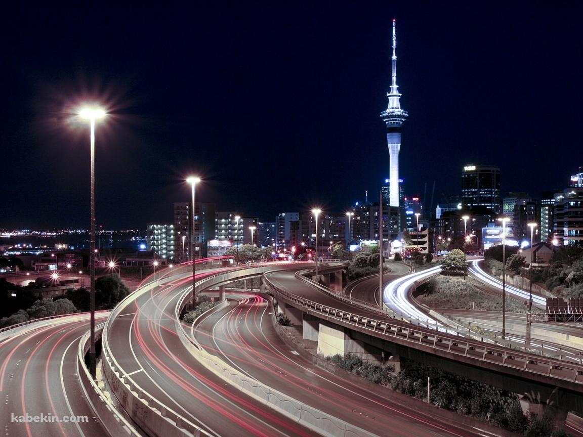 ニュージーランドの入り組んだ道路の壁紙(1152px x 864px) 高画質 PC・デスクトップ用