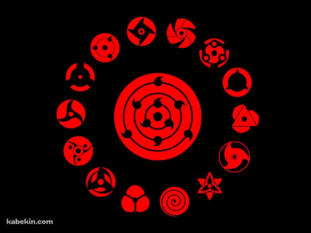 万華鏡写輪眼 NARUTOの壁紙(1024px x 768px) 高画質 PC・デスクトップ用