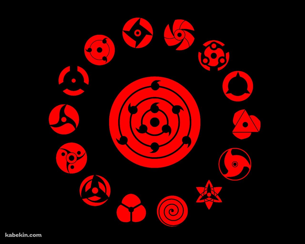 万華鏡写輪眼 NARUTOの壁紙(1280px x 1024px) 高画質 PC・デスクトップ用