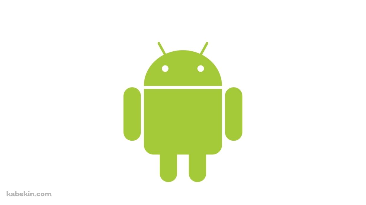 Android ドロイド 黄緑の壁紙(1242px x 698px) 高画質 PC・デスクトップ用