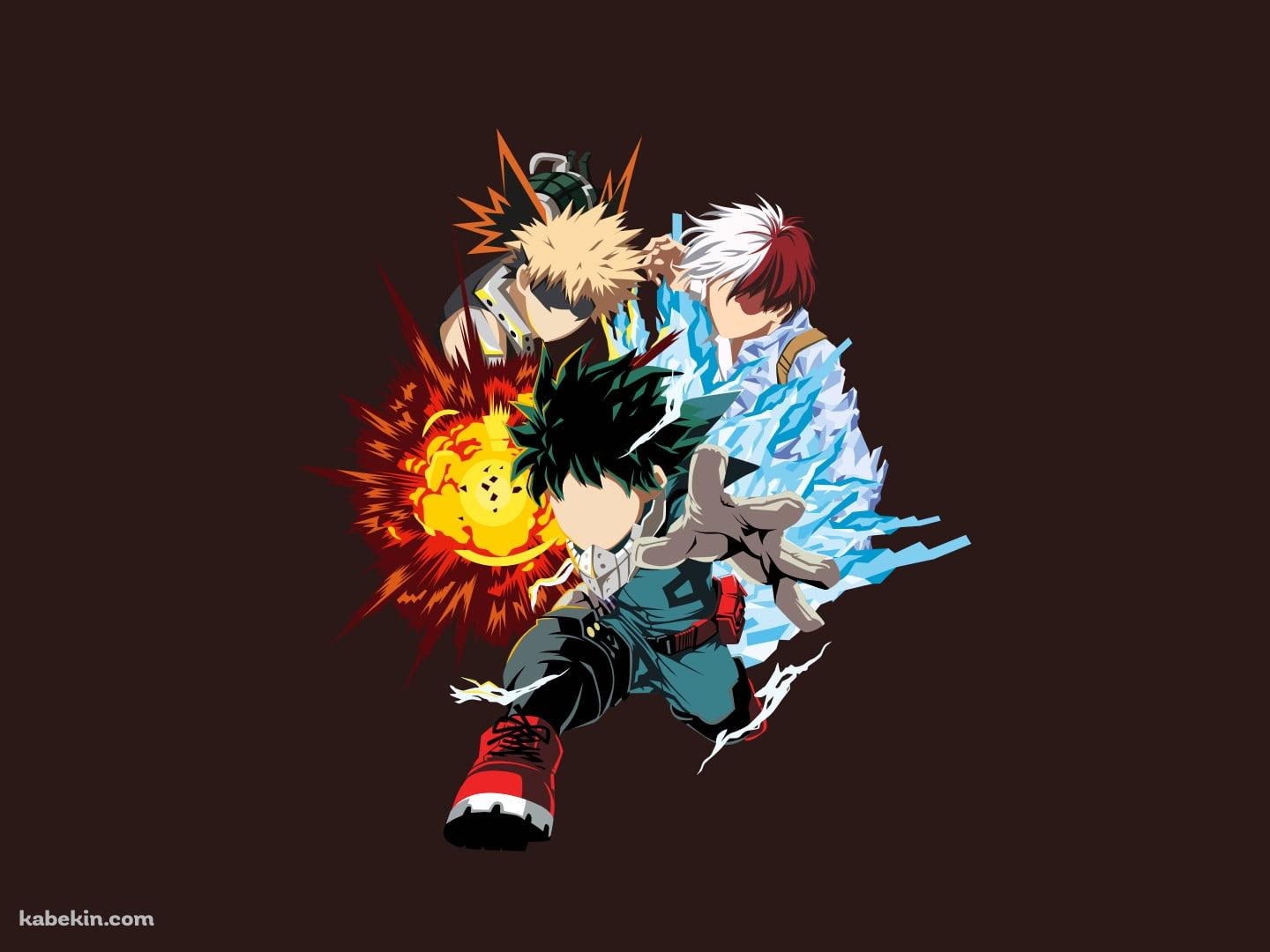 僕のヒーローアカデミア ミニマル ヒロアカの壁紙(1440px x 1080px) 高画質 PC・デスクトップ用