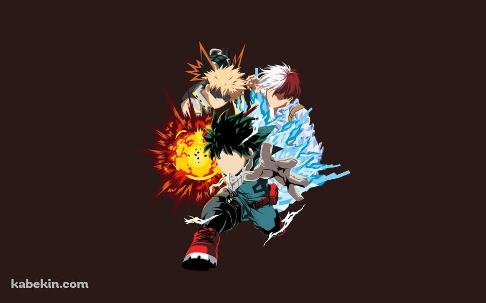 僕のヒーローアカデミア ミニマル ヒロアカの壁紙(960px x 600px) 高画質 PC・デスクトップ用