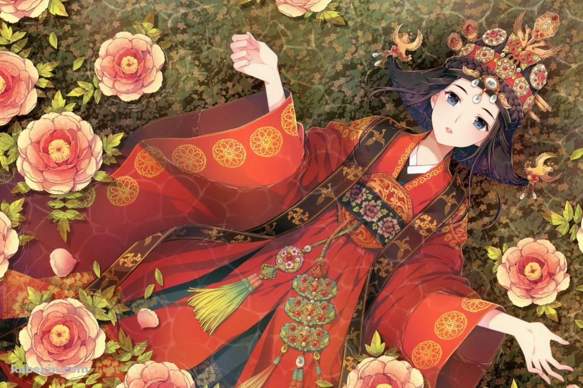 着物を来た日本の女性の壁紙(1152px x 768px) 高画質 PC・デスクトップ用