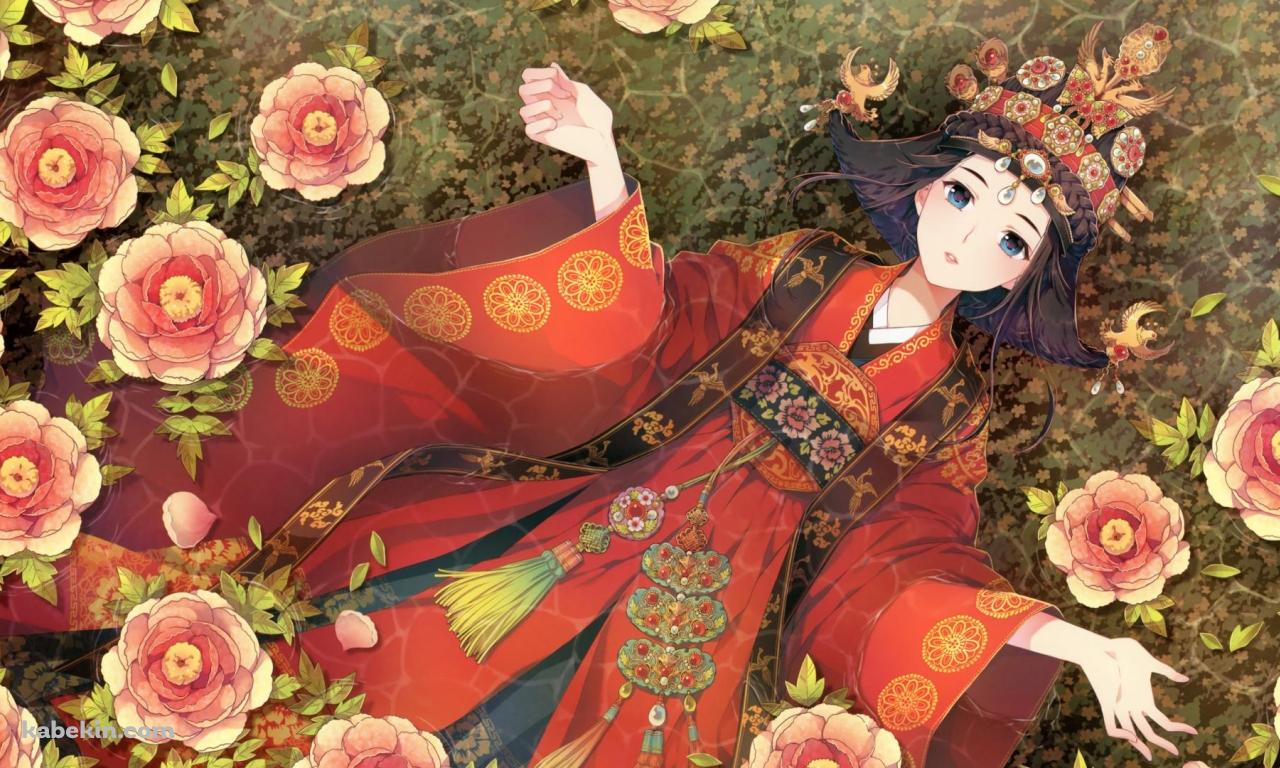 着物を来た日本の女性の壁紙(1280px x 768px) 高画質 PC・デスクトップ用