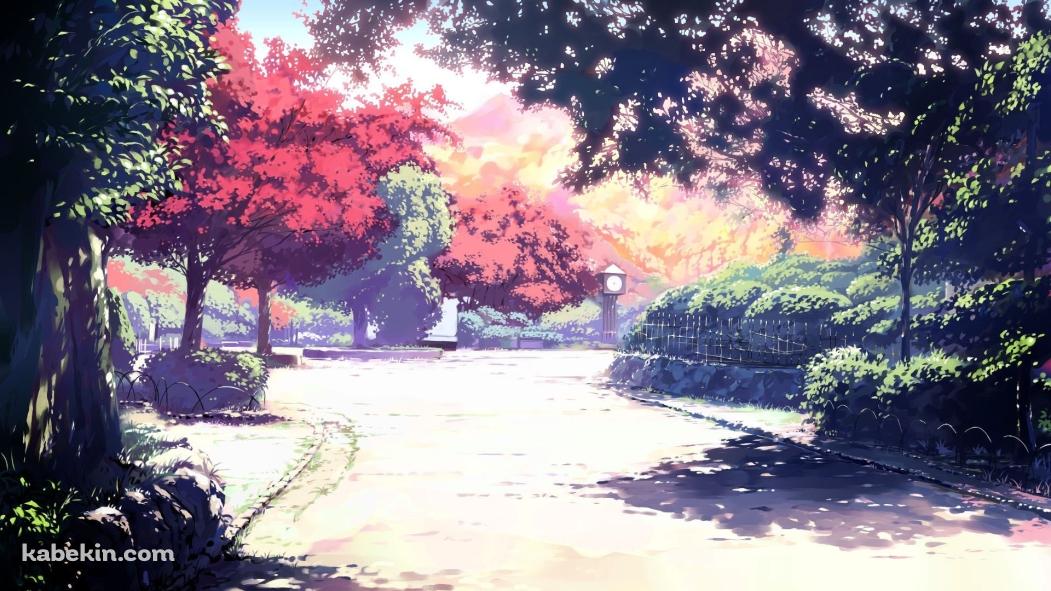 光射す公園の壁紙(1051px x 591px) 高画質 PC・デスクトップ用