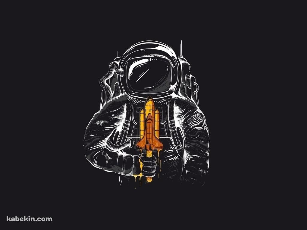 宇宙飛行士 スペースシャトルのアイスの壁紙(1024px x 768px) 高画質 PC・デスクトップ用