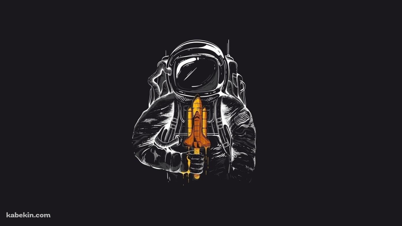 宇宙飛行士 スペースシャトルのアイスの壁紙(1391px x 783px) 高画質 PC・デスクトップ用