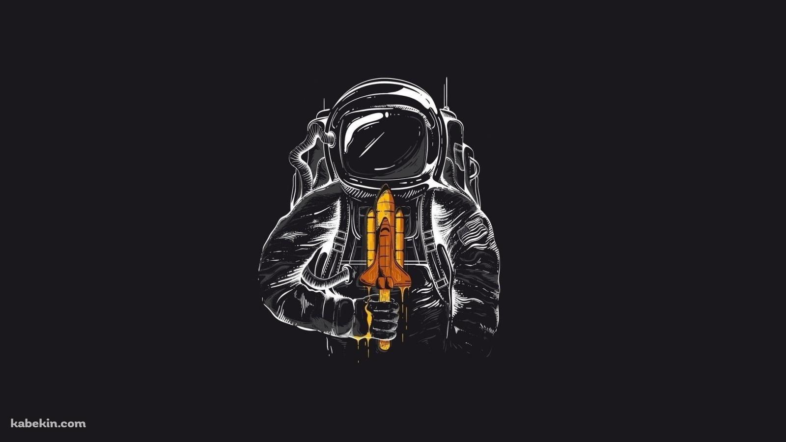 宇宙飛行士 スペースシャトルのアイスの壁紙(1600px x 900px) 高画質 PC・デスクトップ用