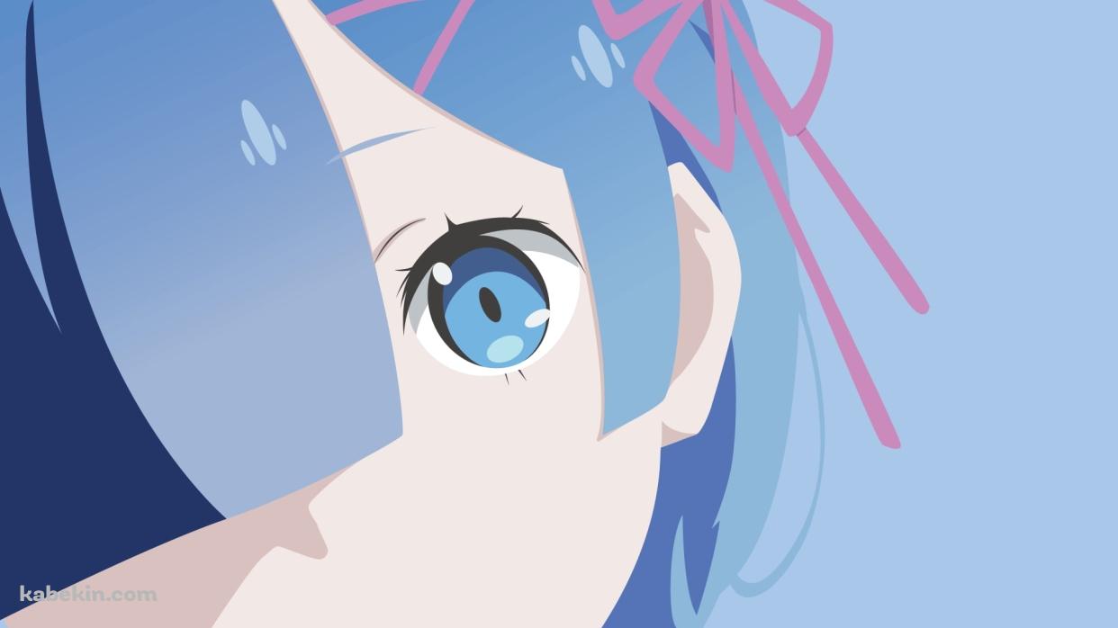 Re：ゼロから始める異世界生活 レム ベクターの壁紙(1242px x 698px) 高画質 PC・デスクトップ用