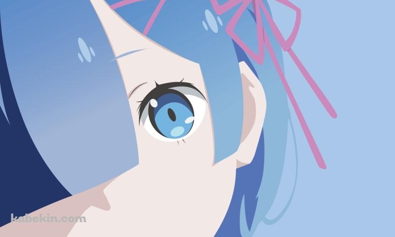 Re：ゼロから始める異世界生活 レム ベクターの壁紙(800px x 480px) 高画質 PC・デスクトップ用