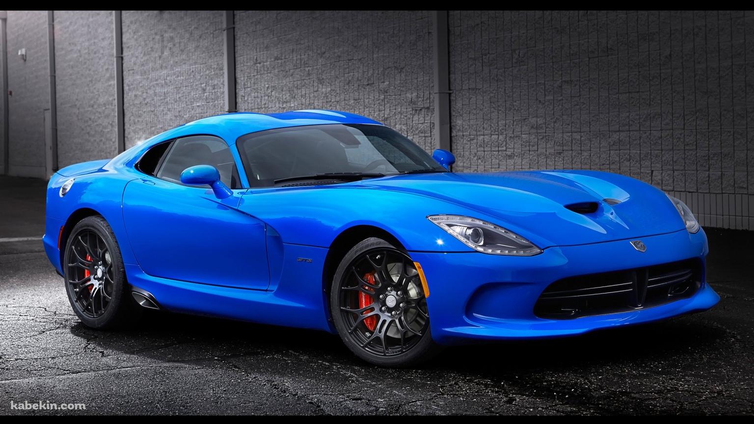 青のSRT VIPERの壁紙(1536px x 864px) 高画質 PC・デスクトップ用