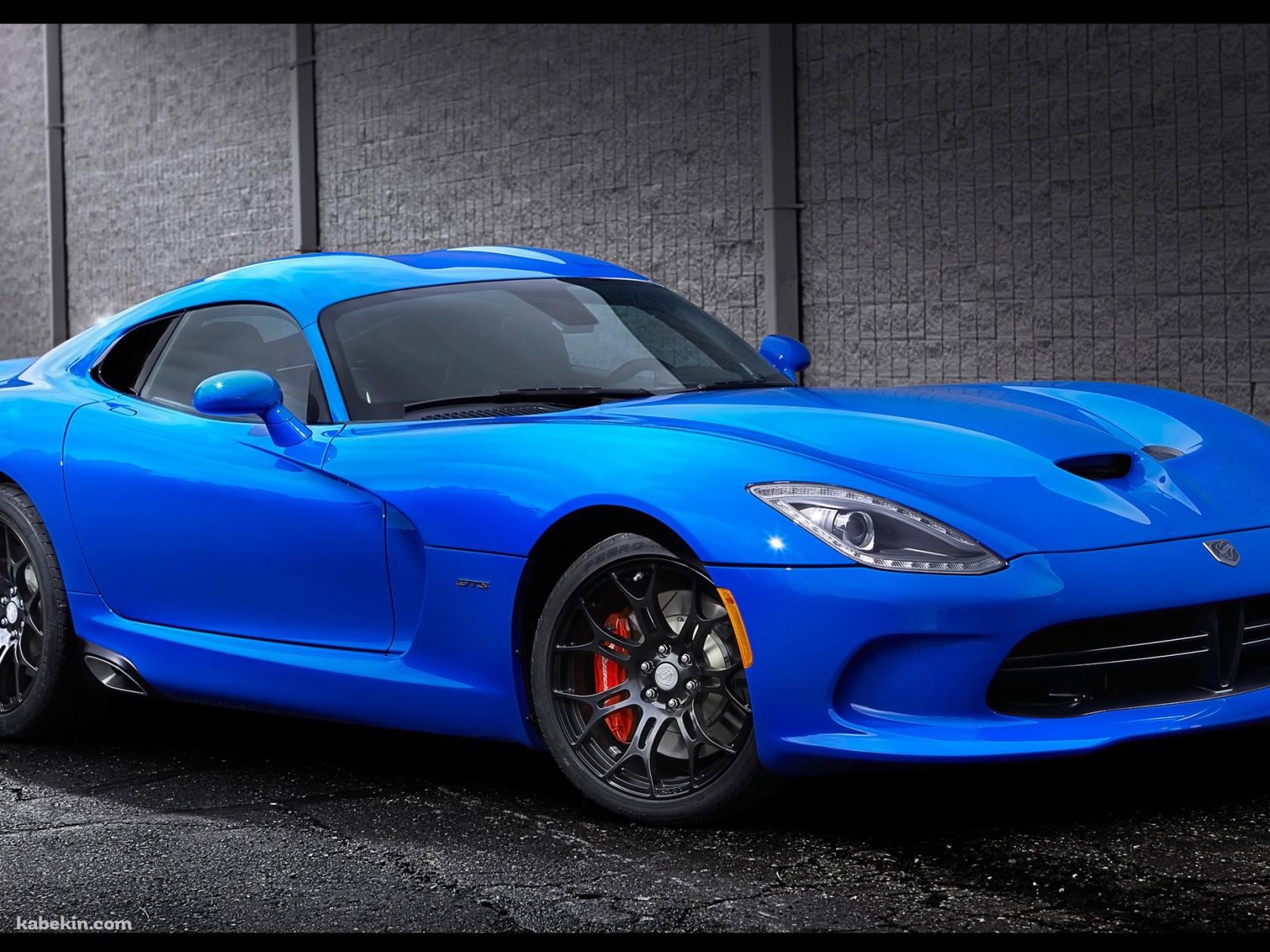 青のSRT VIPERの壁紙(1680px x 1260px) 高画質 PC・デスクトップ用