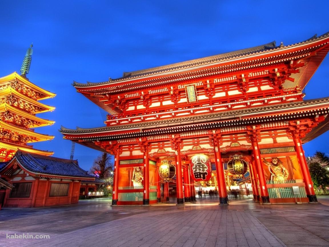 浅草寺の壁紙(1152px x 864px) 高画質 PC・デスクトップ用