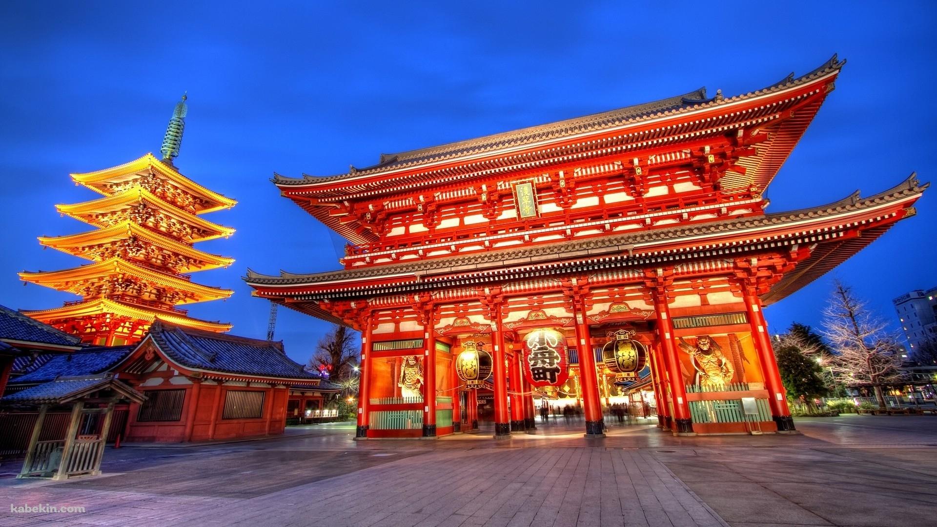浅草寺の壁紙(1920px x 1080px) 高画質 PC・デスクトップ用