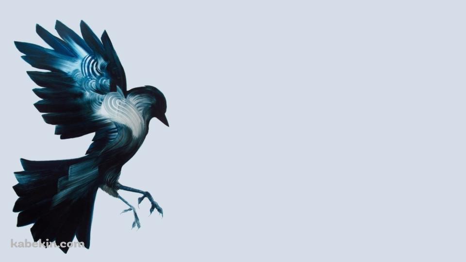 カラス アート 黒い鳥の壁紙(960px x 540px) 高画質 PC・デスクトップ用