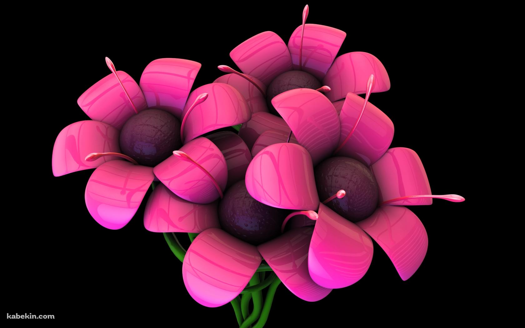 CGの花の壁紙(1680px x 1050px) 高画質 PC・デスクトップ用
