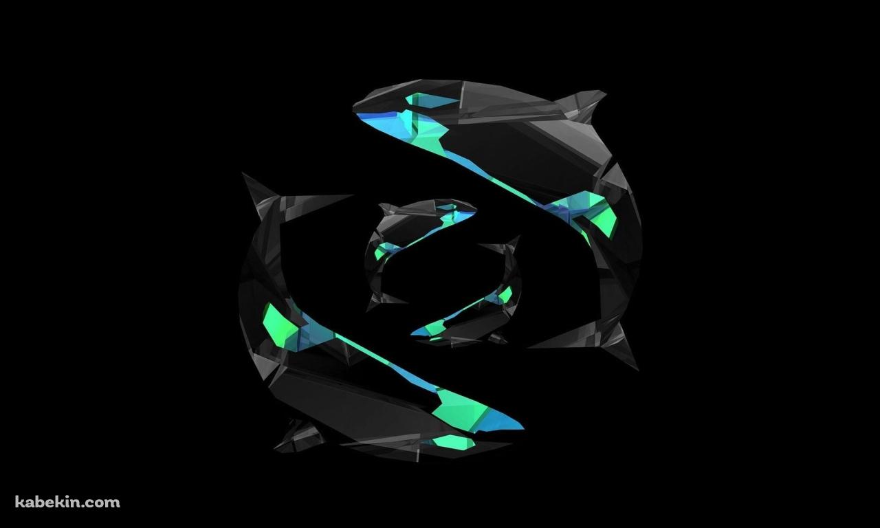 シャチ デジタルアートの壁紙(1280px x 768px) 高画質 PC・デスクトップ用